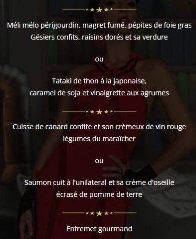 Le CASTEL Diner spectacle, en association avec Le Temps Des Légendes
