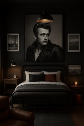 Ambiance de la futur chambre James Dean à Le Temps Des Légendes